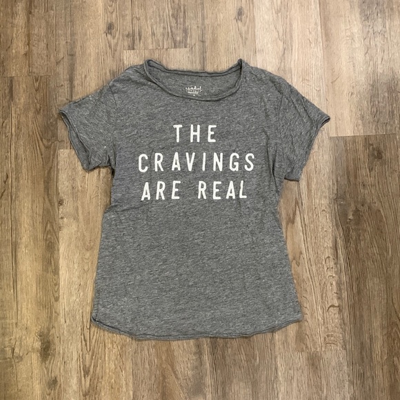 Isabel Maternity Gray T-shirt Size Medium - Picture 1 of 2